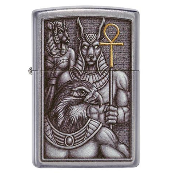 Zippo Lighter - Egyptian Gods Design
