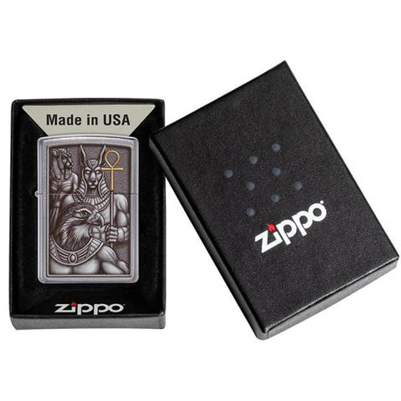 Zippo Lighter - Egyptian Gods Design