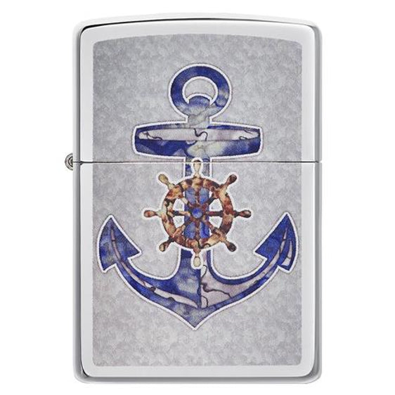 Zippo Lighter - Anchor Design