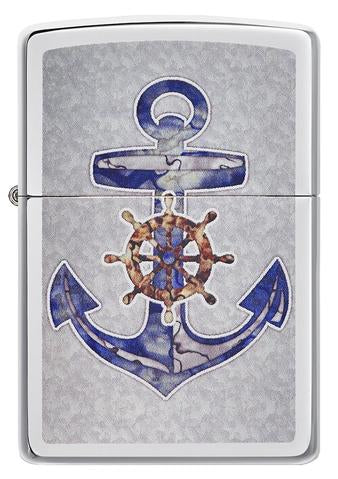 Zippo Lighter - Anchor Design