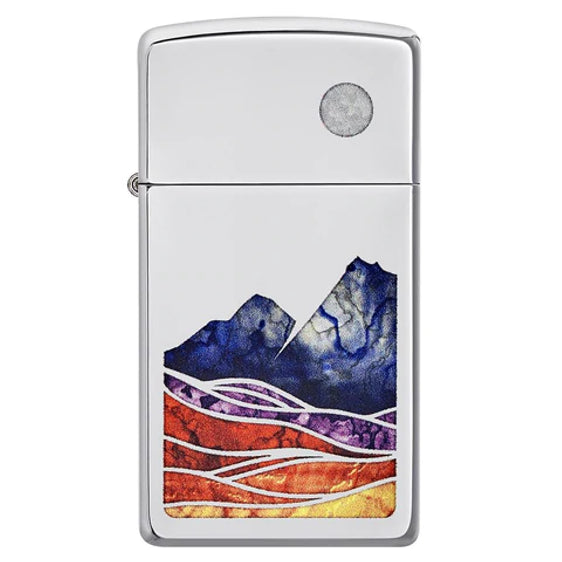 Zippo Lighter - Slim Landscape