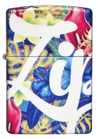 Zippo Lighter - Zippo Floral Flair Design