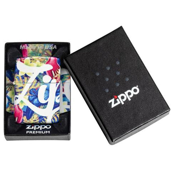 Zippo Lighter - Zippo Floral Flair Design
