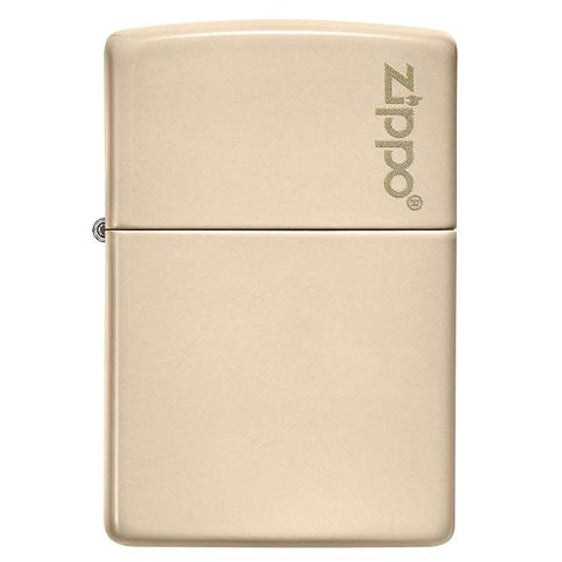 Zippo Lighter - Classic Flat Sand Zippo Logo