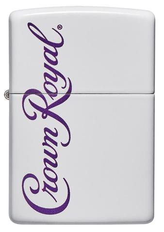 Zippo Lighter - Crown Royal® White Matte Finish