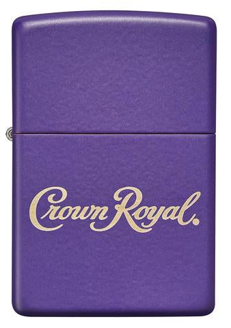 Zippo Lighter - Crown Royal Purple Matte Finish