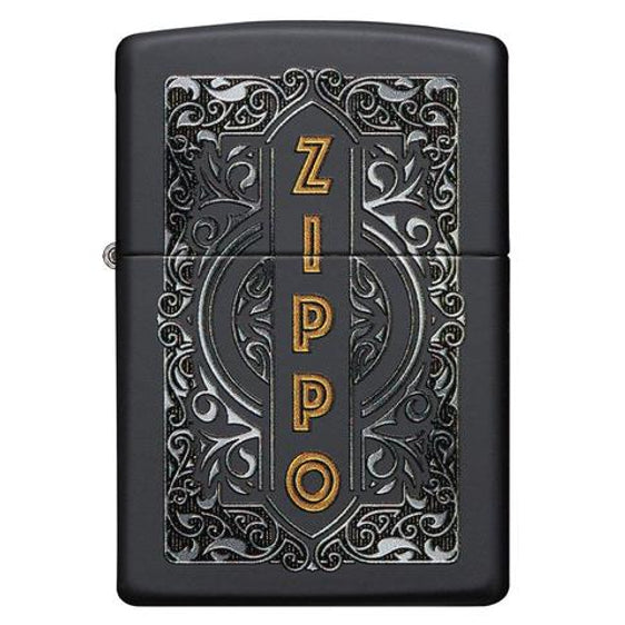 Zippo Lighter - Filigree Vertical Zippo Design