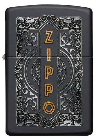 Zippo Lighter - Filigree Vertical Zippo Design