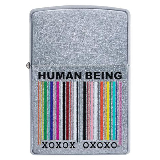 Zippo Lighter - Human Being Street Chrome
