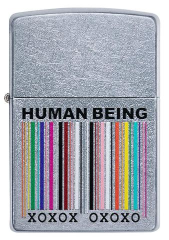 Zippo Lighter - Human Being Street Chrome