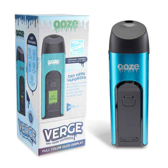 Ooze Verge - 2500 mAh Dry Herb Vaporizer - Arctic Blue