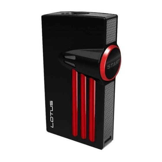 Lotus Orion 52 Lighter - Black Matte & Polished Red