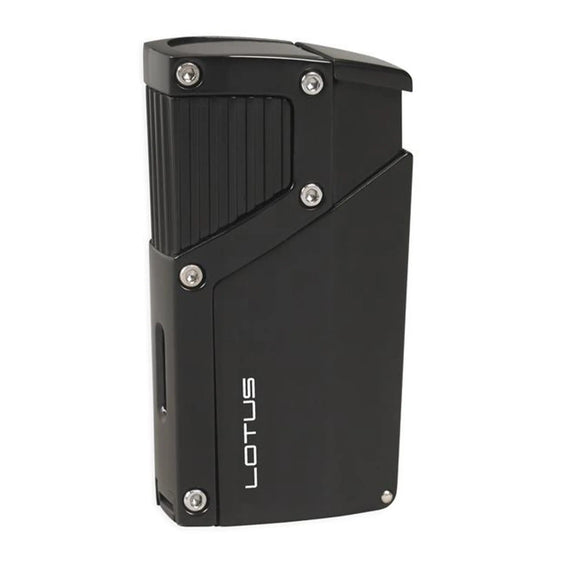 Lotus Czar Quad Torch Cigar Lighter - Anodized Matte Black