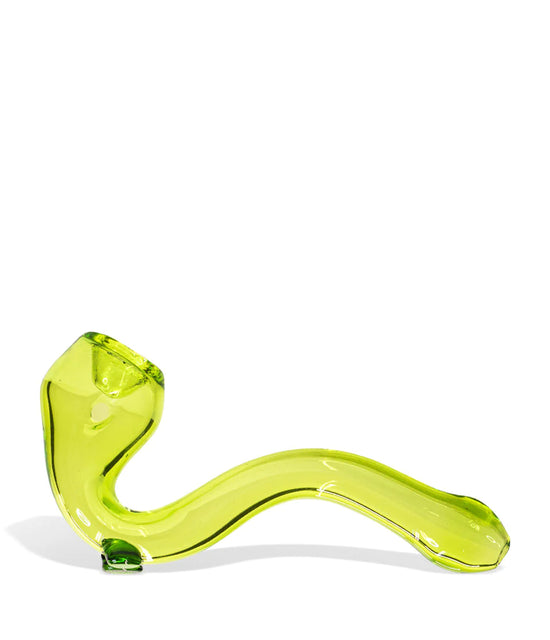 Green Sherlock Glass Hand Pipe - 5 Inch