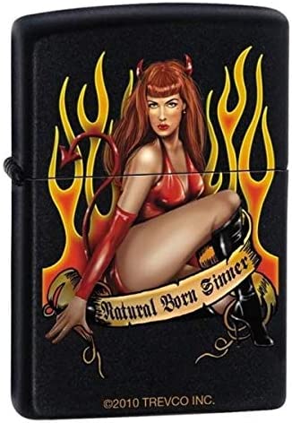 Zippo Lighter - Natural Born Sinner