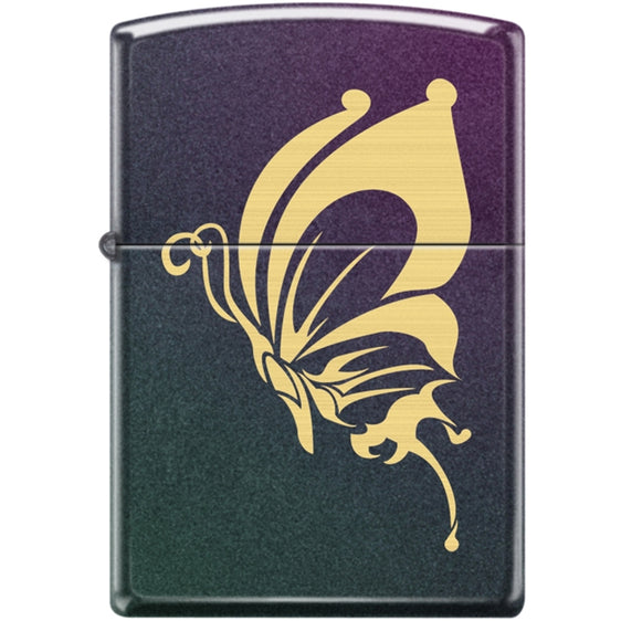 Zippo Lighter - Butterfly Iridescent Finish