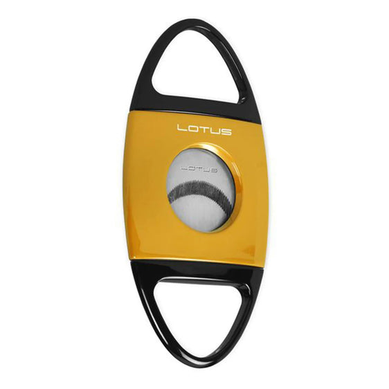 Lotus Jaws Serrated Cigar Cutter - Yellow & Black