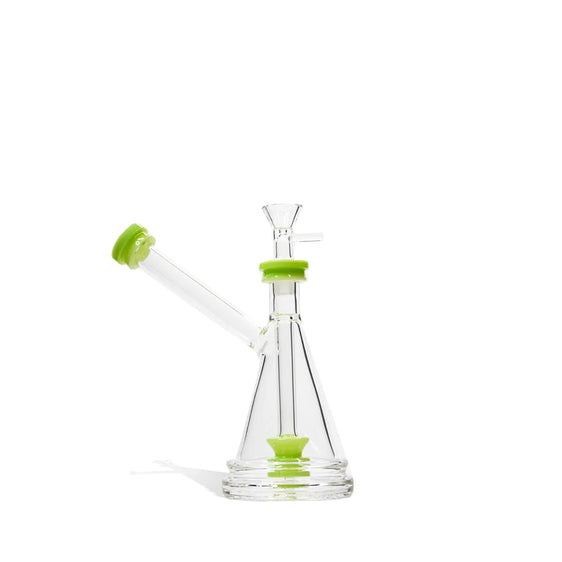 Milky Colored Water Pipe with Side Arm Mouthpiece - 7 Inch - Lighter USA