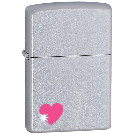 Zippo Lighter - Heart with Stars