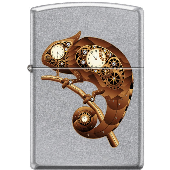 Zippo Lighter -Steampunk Chameleon