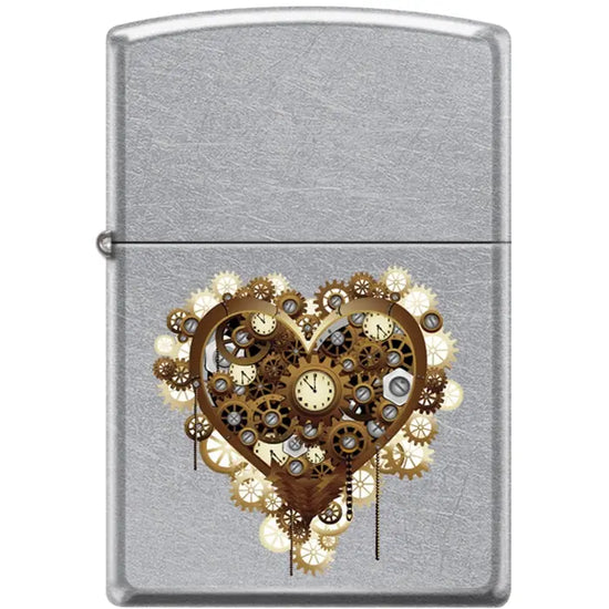 Zippo Lighter - Steampunk Heart