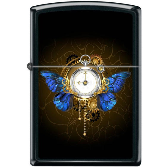 Zippo Lighter -Steampunk Butterfly