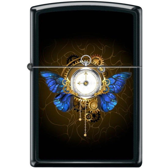 Zippo Lighter -Steampunk Butterfly