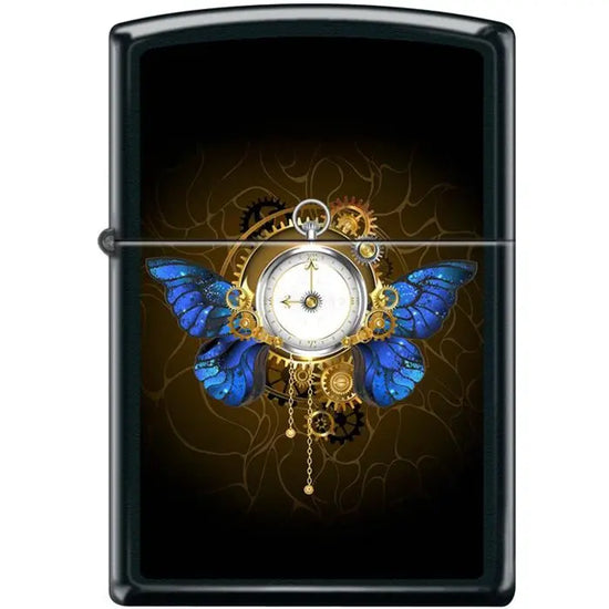 Zippo Lighter -Steampunk Butterfly