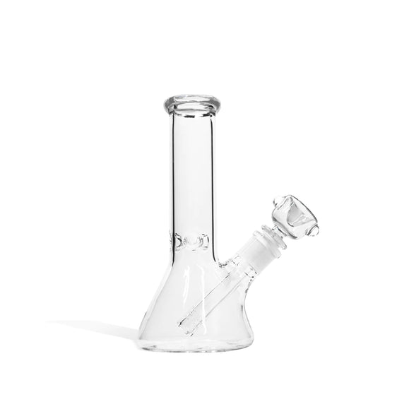 Straight Beaker Water Pipe with Ice Pinch - Clear