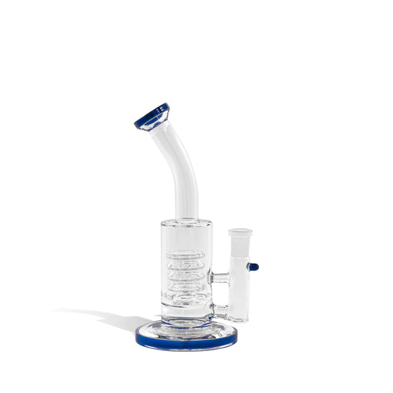 Water Pipe Bong with 14mm Funnel Bowl - 8 Inch Blue