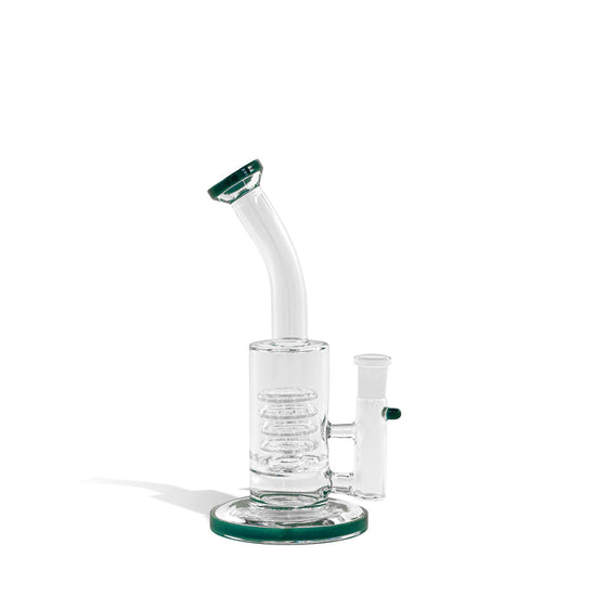 Water Pipe Bong with 14mm Funnel Bowl - 8 Inch - Teal
