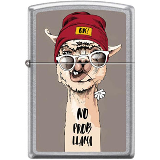 Zippo Lighter - No Probllama