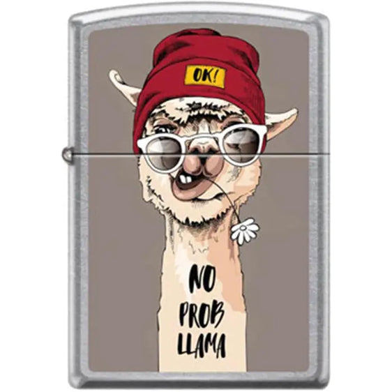 Zippo Lighter - No Probllama