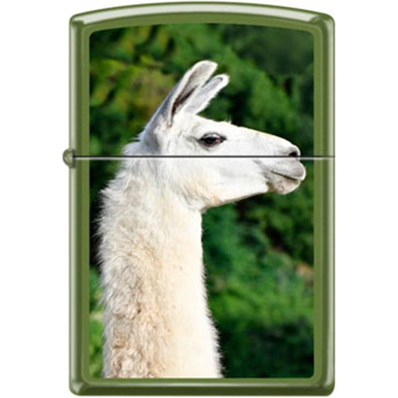 Zippo Lighter - Llama Face