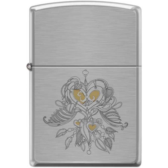 Zippo Lighter - Heart Locket