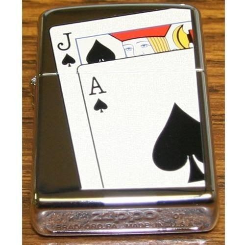 Zippo Lighter - Black Jack