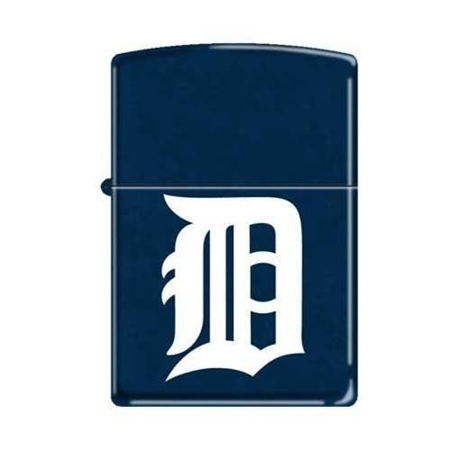 Zippo Lighter - Detroit D Blue Matte