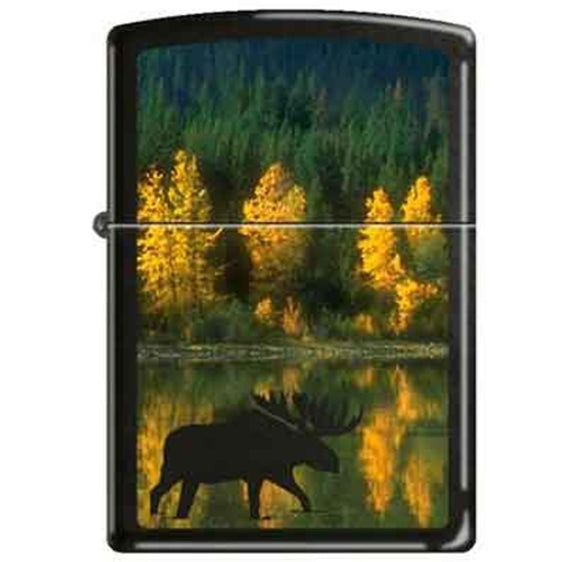 Zippo Lighter - Autumn Moose