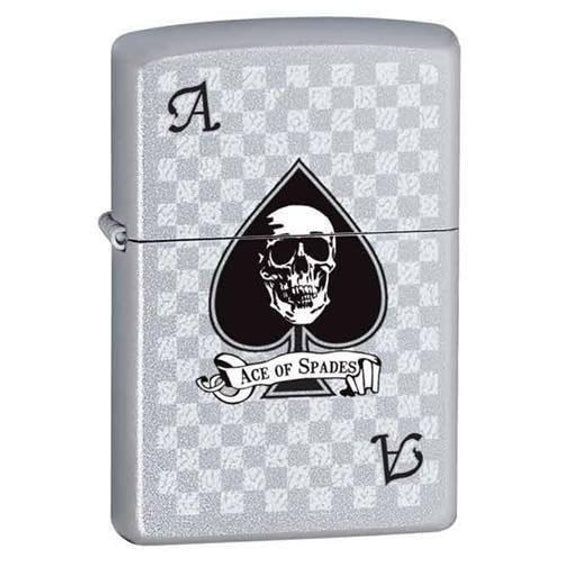 Zippo Lighter - Ace with Skull