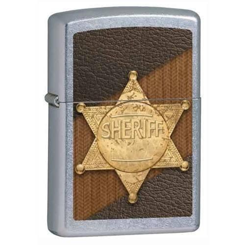 Zippo Lighter - Sheriff Street Chrome