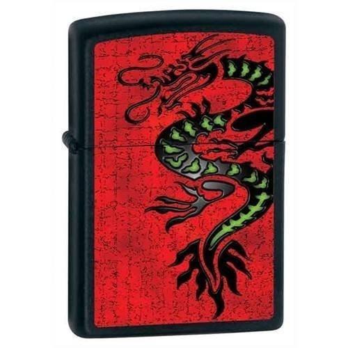 Zippo Lighter - Dragon Black Matte