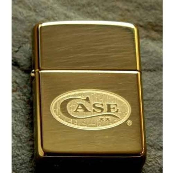 Zippo Lighter - Case Brass Double Lustre High Polish Brass