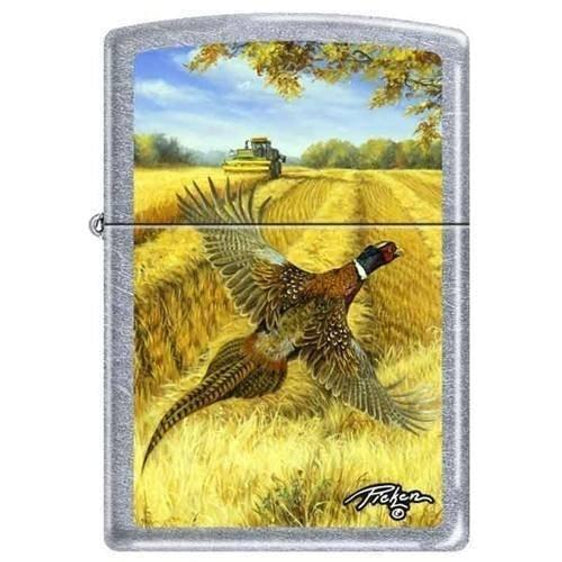 Zippo Lighter - Picken's Pheasant Street Chrome