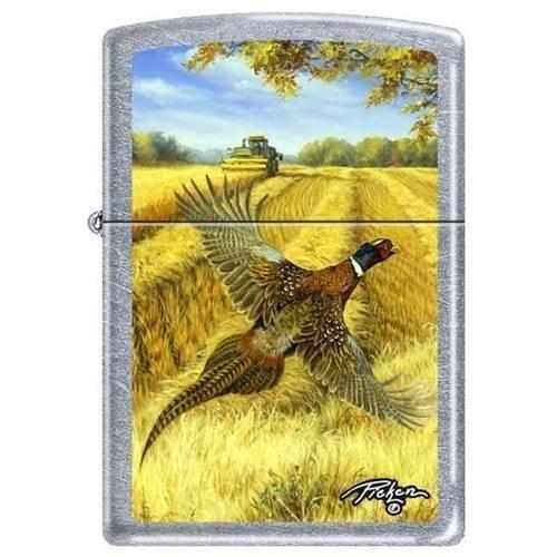 Zippo Lighter - Picken's Pheasant Street Chrome