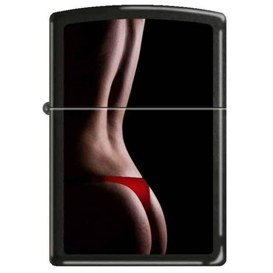 Zippo Lighter - No If's, and's or Butts Black Matte