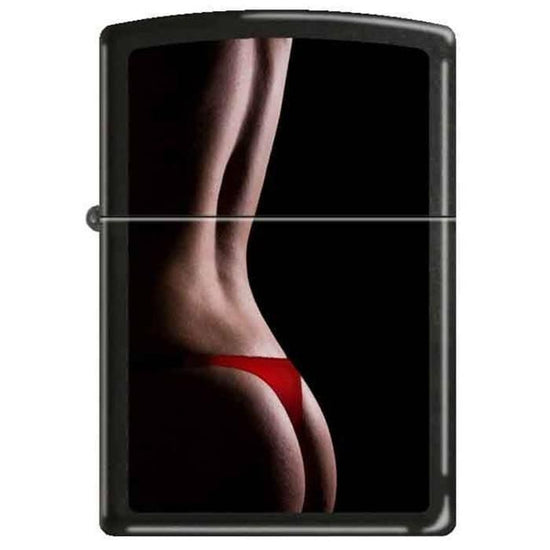 Zippo Lighter - No If's, and's or Butts Black Matte