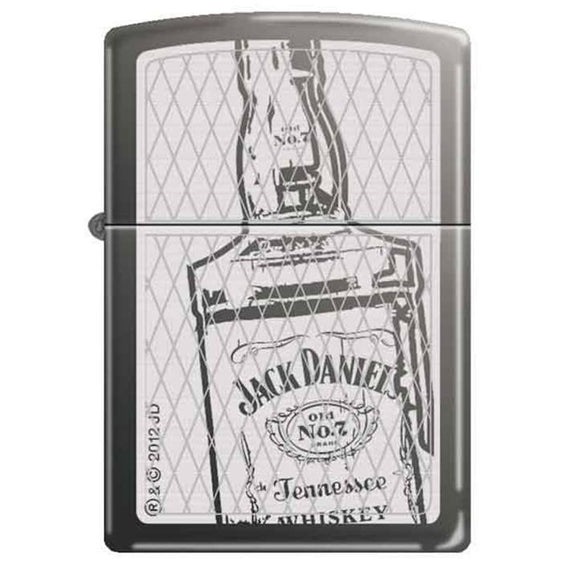 Zippo Lighter - Jack Daniel's Bottle Black Ice