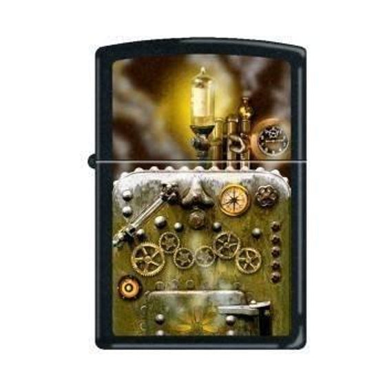 Zippo Lighter - Steampunk Industrial Machinery