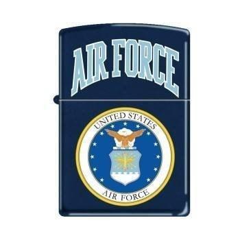 Zippo Lighter - Air Force Logo Navy Matte