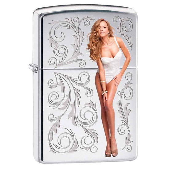 Zippo Lighter - Only For You High Polish Chrome